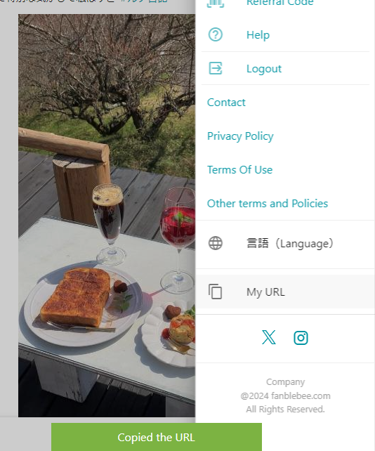 copy URL